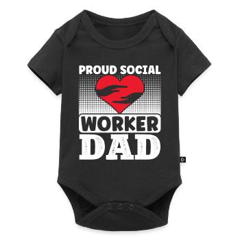 School Social Work Month Hands - Baby Premium short-sleeve bodysuit - black - Front