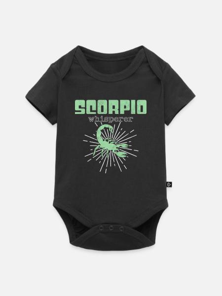 Skorpion Flüsterer - Baby Premium Kurzarmbody - Schwarz