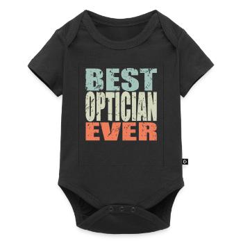 Best Optician ever Optician Gift - Baby Premium short-sleeve bodysuit - black - Front