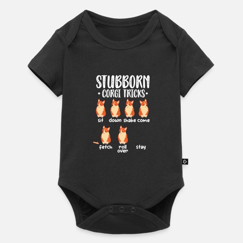 Corgi - Body à manches courtes Premium Bébé - noir