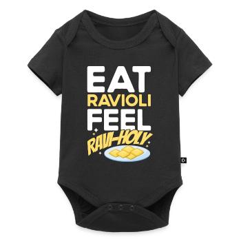Noodles Noodle Lover Ravioli Cadeau - Body à manches courtes Premium Bébé - noir - Devant