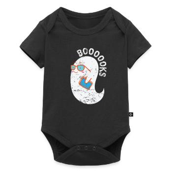 Boooooook's Ghosts to Halloween Custom - Baby Premium short-sleeve bodysuit - black - Front