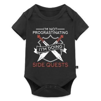 Je n’hésite pas, je fais des quêtes secondaires RPG Table - Body à manches courtes Premium Bébé - noir - Devant