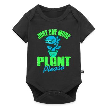 Juste une plante de plus s’il vous plaît drôle carnivore - Body à manches courtes Premium Bébé - noir - Devant