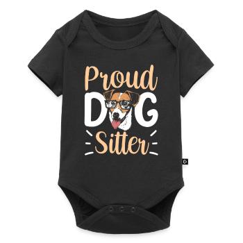 Fier Dog Sitter Dog Sitting Dog Sitting - Body à manches courtes Premium Bébé - noir - Devant