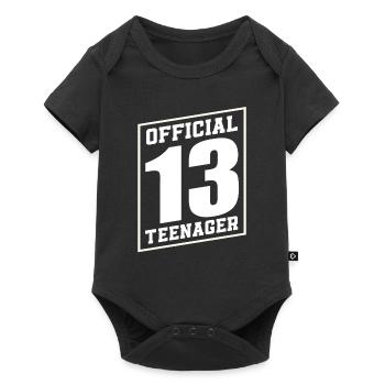 13th Birthday Boys Girls - Baby Premium short-sleeve bodysuit - black - Front