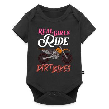 Dirt Bike Motocross Électrique Riding MX Rider - Body à manches courtes Premium Bébé - noir - Devant