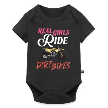 Dirt Bike Motocross Électrique Riding MX Rider - Body à manches courtes Premium Bébé - noir - Devant
