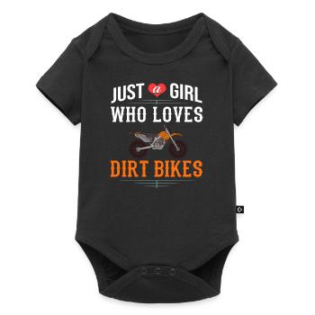 Dirt Bike Motocross Électrique Riding MX Rider - Body à manches courtes Premium Bébé - noir - Devant