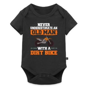 Dirt Bike Motocross Électrique Riding MX Rider - Body à manches courtes Premium Bébé - noir - Devant