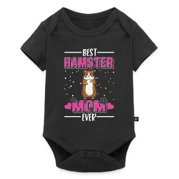 Best Hamster Mom Ever Hamster Mama - Baby Premium short-sleeve bodysuit - black - Front