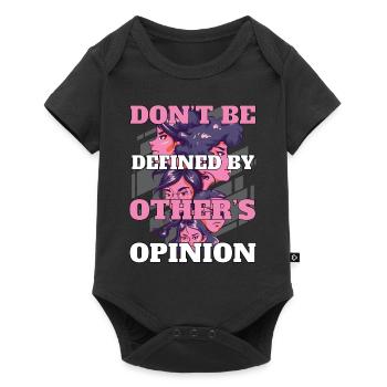 Frauen Empowerment Motivation - Baby Premium Kurzarmbody - Schwarz - Vorne