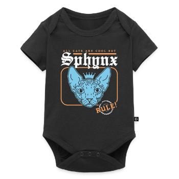 Sphynx Cat Cat Owner Cat Owner Gift - Baby Premium short-sleeve bodysuit - black - Front