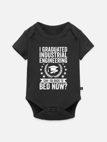 Ich Habe Die Industrie -Engineering Abgeschlossen - Premium kortærmet baby-body - sort