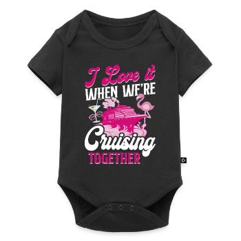 Bateau de croisière Vacances Amis - Body à manches courtes Premium Bébé - noir - Devant