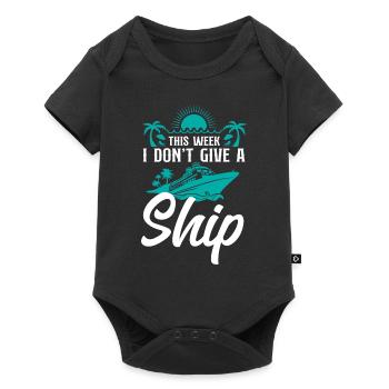 Cruise Ship Vacation Pun This Week - Baby Premium Kurzarmbody - Schwarz - Vorne