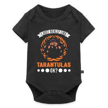 J’aime vraiment Tarantulas ok Tarantula - Body à manches courtes Premium Bébé - noir - Devant