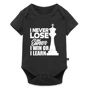 Funny Chess Player Chess Player Gift - Baby Premium short-sleeve bodysuit - black - Front