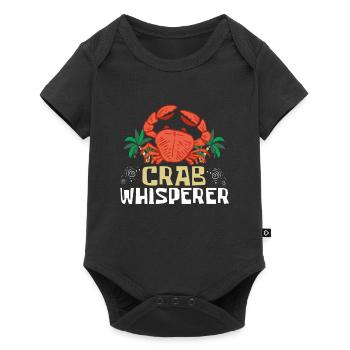 Cancer Cadeau Crevette Crabe Homard Scorpion - Body à manches courtes Premium Bébé - noir - Devant