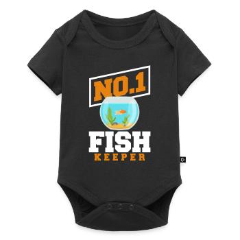 Drôle Aquarist Aquarist Aquarium Cadeau - Body à manches courtes Premium Bébé - noir - Devant