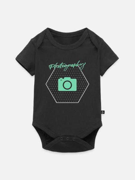 Fotografie - Baby Premium Kurzarmbody - Schwarz