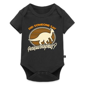 Parasaurolophus Dinosaur Lover Gift - Baby Premium short-sleeve bodysuit - black - Front