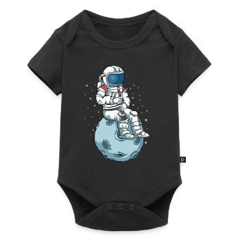 Clarinette Astronaute Musique Cadeau Clarinette - Body à manches courtes Premium Bébé - noir - Devant