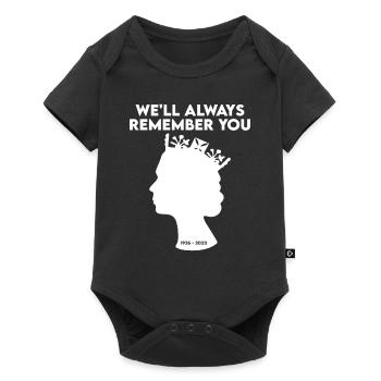 RIP Queen we will always remember you - Baby Premium short-sleeve bodysuit - black - Front