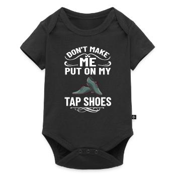 Tap Dance Beginners Chaussures Apprendre la musique Danseurs - Body à manches courtes Premium Bébé - noir - Devant