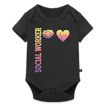 School Social Work Month - Baby Premium short-sleeve bodysuit - black - Front