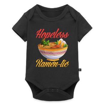 Drôle de cadeau Ramen - Body à manches courtes Premium Bébé - noir - Devant