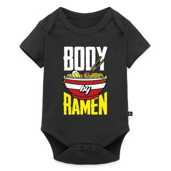 Funny Ramen Lover Gift - Baby Premium short-sleeve bodysuit - black - Front