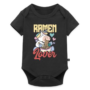 Funny Ramen Lover Gift - Baby Premium short-sleeve bodysuit - black - Front
