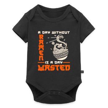 Une journée sans ramen Drôle d’amateur de ramen - Body à manches courtes Premium Bébé - noir - Devant
