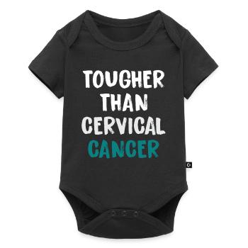 Plus dur que le cancer du col de l’utérus - Body à manches courtes Premium Bébé - noir - Devant