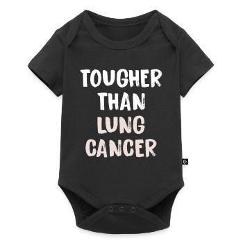 Harder than lung cancer - Baby Premium short-sleeve bodysuit - black - Front