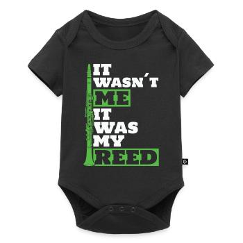Clarinet player Brass band Music band Musicians - Baby Premium short-sleeve bodysuit - black - Front