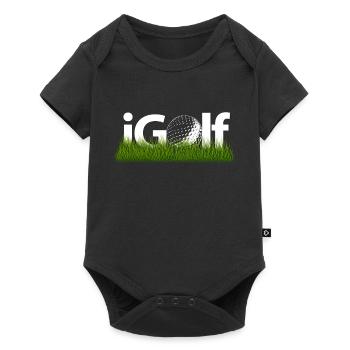 Golf Sport Golfer Golfer Golf course! Golf - Baby Premium short-sleeve bodysuit - black - Front