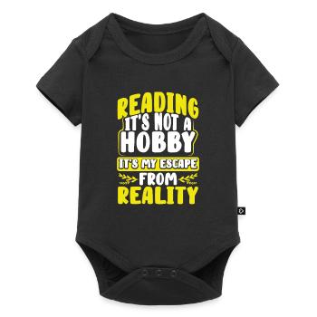 Book Lover Gift Gift Reading Not Hobby Escape - Baby Premium short-sleeve bodysuit - black - Front