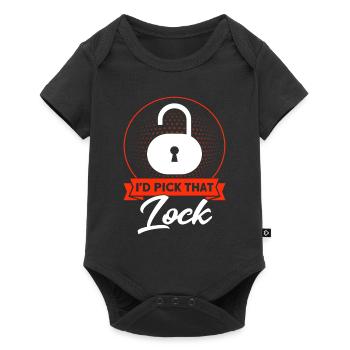 I would crack this lock gift - Baby Premium short-sleeve bodysuit - black - Front