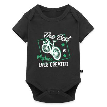 Cyclists Bicycle Biker BMX - Baby Premium short-sleeve bodysuit - black - Front