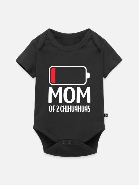 Chihuahua - Baby Premium Kurzarmbody - Schwarz