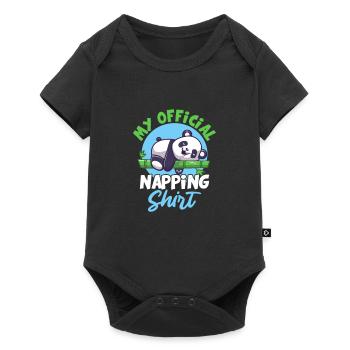 Panda Panda Ours Ours Animal Pandas Cadeau - Body à manches courtes Premium Bébé - noir - Devant