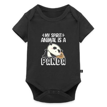Panda Panda Bear Bear Animal Pandas Gift - Baby Premium short-sleeve bodysuit - black - Front