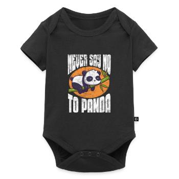 Panda - Body à manches courtes Premium Bébé - noir - Devant