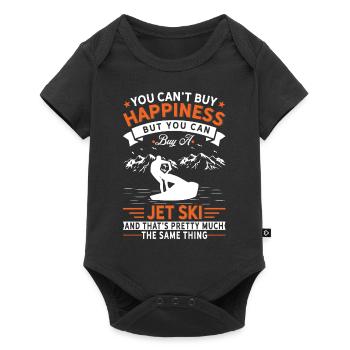 You can't buy happiness, except jet skis - Baby Premium short-sleeve bodysuit - black - Front