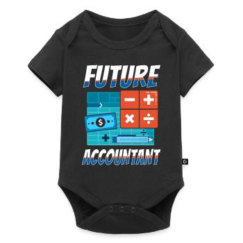 Accountant Bookkeeper Accounting - Baby Premium short-sleeve bodysuit - black - Front