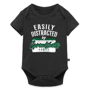 Accountant Bookkeeper Accounting - Baby Premium short-sleeve bodysuit - black - Front