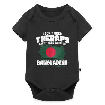 Bangladesh - Baby Premium short-sleeve bodysuit - black - Front