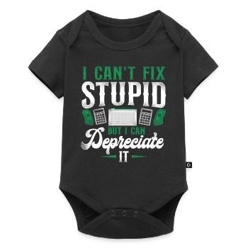 Comptable Comptable Comptable Comptabilité - Body à manches courtes Premium Bébé - noir - Devant